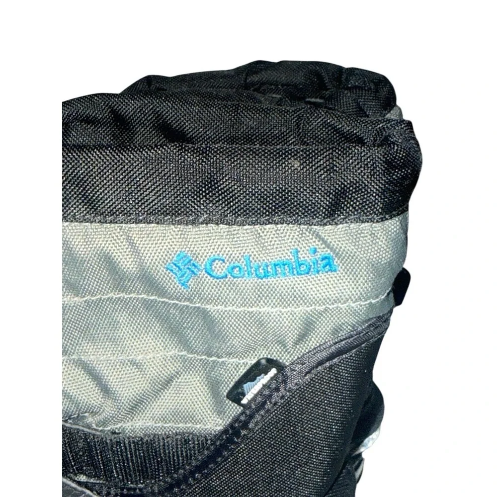Columbia Boots Waterproof Gray Black Youth Kids Size 11 Winter Boots